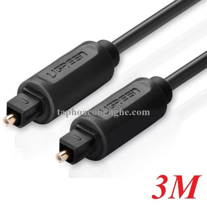 Ugreen 20590 3M Đen Dây cáp quang âm thanh 2 đầu dương 20590 30020590